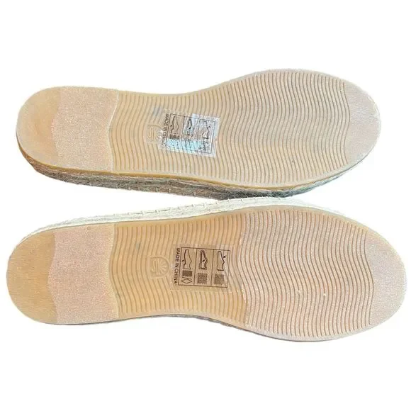 Soludos Women’s Espadrilles Sandal Black Summer Platform Slip On 8.5 - Picture 4 of 6